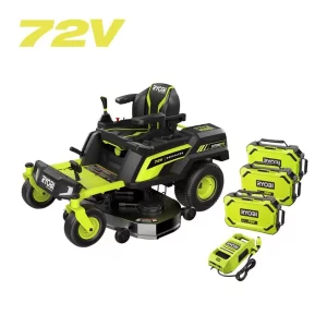 Ryobi Åkgräsklippare Brushless Zero Turn 72V 137cm (3 x 10ah)